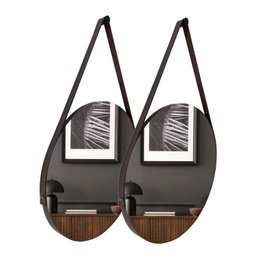 Espelho Adnet Redondo 30cm Kit com 2 Unidades - 2