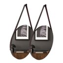 Ver imagem 2 de Espelho Adnet Redondo 30cm Kit com 2 Unidades para Banheiro Hall Sala