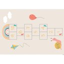 Ver imagem 2 de Tapete Infantil Emborrachado Antiderrapante Divertido 95cmx130cm Amarelinha