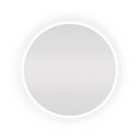 Ver imagem 3 de Espelho Redondo Decorativo com Led Branco 40cm para Quarto Sala Banheiro