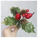 Ver imagem 1 de 6 Ramos Pera Decoração De Natal Artificial 17cm