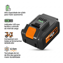 Ver imagem 4 de Bateria de Íon de Lítio 4,0 Ah 20v Wokin Tools