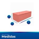 Ver mais imagens de Kit Cabeceira com Baú Mirage Capitonê 195 cm Suede Rose - Biselo'S Decor