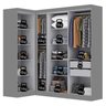 Guarda-roupa Modulação de Canto com Puxadores Mdf Paris - 5
