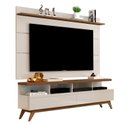Ver imagem 2 de Rack com Painel para TV até 60 Polegadas Pés em Madeira Maciça MDF 194CMX160CM Vivare Bege