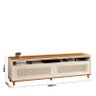 Rack Para TV 1.80cm 75 Polegadas Hanover 1.8 EDN Off White/Cedro - 4