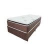 Conjunto Box Solteiro Atria Plus Semi Ortopédico com Espuma D33 e D29 Soft 0,88x1,88x0,68 Marrom - 1