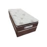 Conjunto Box Solteiro Atria Plus Semi Ortopédico com Espuma D33 e D29 Soft 0,88x1,88x0,68 Marrom - 2