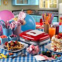 Ver imagem 3 de Maquina Waffle Party Time Verm 700w 127v - Ariete