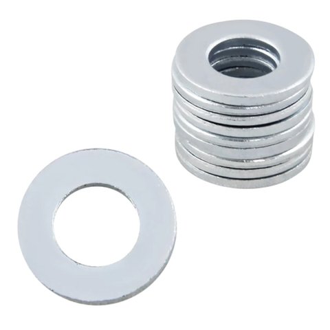 ARRUELA PLANA INOX AISI 304 DIN 9021 M4 POLIDO - 200UN