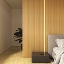 Ver imagem 1 de Painel Ripado de Poliestireno 12cmX12mmX2,85m Slin Orus 