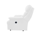 Ver imagem 4 de Poltrona Reclinável Manual Suede Branco