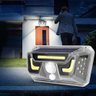 Luminaria Sensor de Movimento Spot Solar Led Luz Branco Frio Bionic Lampada Parede Casa Jardim - 10