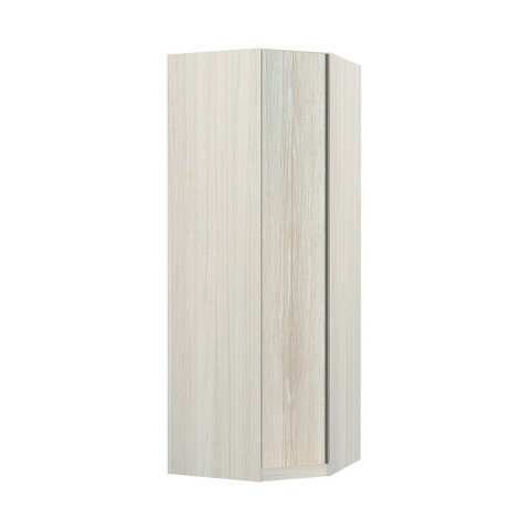 Guarda Roupa Modulado Canto Obliquo 1 Porta 1 Cabideiro 6 Prateleiras Prime Luciane Móveis