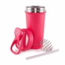 Ver imagem 1 de Coqueteleira Térmica Kouda 750ml Fox - Rosa