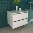 Ver imagem 6 de Gabinete de Banheiro 60 Cm com 2 Gavetas Joana Branco