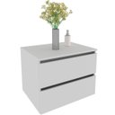 Ver imagem 5 de Gabinete de Banheiro 60 Cm com 2 Gavetas Joana Branco