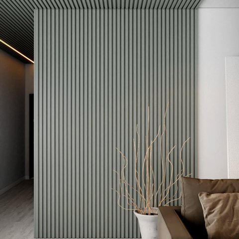 Painel Ripado de Poliestireno 10cmX21mmX2,85m Wide Lira 