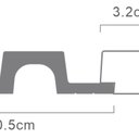 Ver imagem 4 de Painel Ripado de Poliestireno 10CMX21MMX2,85m Wide Lira Cinza Pix Revestimentos
