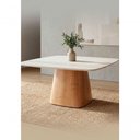 Ver imagem 1 de Mesa de Jantar Minerva Moderna 150x150cm Design Contemporâneo Requinte