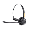 Fone Headset Office sem Fio Microfone Bluetooth 5+ Preto Hs-201 - 1