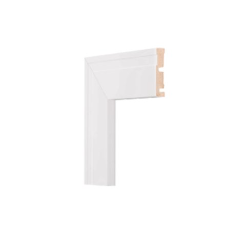 Guarnição de Poliestireno Frisada 7cm X 15mm X 2,40m