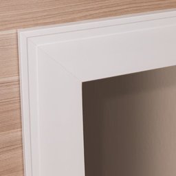 Guarnição de Poliestireno Frisada 10cm X 15mm X 2,40m - 2