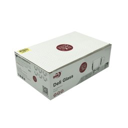 Jogo 6 Xícaras Vidro Transparente P/ Chá e Café 210ml - 6