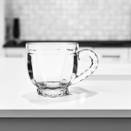 Jogo 6 Xícaras Vidro Transparente P/ Chá e Café 210ml - 5