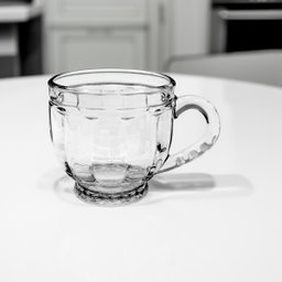 Jogo 6 Xícaras Vidro Transparente P/ Chá e Café 210ml - 3
