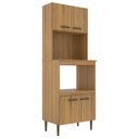 Ver imagem 3 de Torre Quente 0,70m 4 Portas 2 Nichos para Forno e Microondas