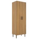 Ver imagem 3 de Armário Paneleiro 2 Portas 65cm Berlim Marrom