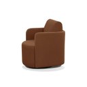Ver imagem 2 de Poltrona para Sala de Estar Dakota Decorativa Pés Giratório Cobre Terracota