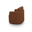 Ver imagem 4 de Poltrona para Sala de Estar Dakota Decorativa Terracota Pés Giratório