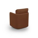 Ver imagem 6 de Poltrona para Sala de Estar Dakota Decorativa Pés Giratório Cobre Terracota