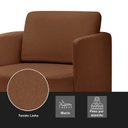 Ver imagem 7 de Poltrona para Sala de Estar Dakota Decorativa Pés Giratório Cobre Terracota