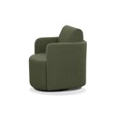 Ver imagem 2 de Poltrona para Sala de Estar Dakota Decorativa Pés Giratório Verde