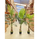 Ver imagem 4 de 3 Palmeiras Areca Artificial para Decoração com 160/140/120m, Planta Artificial Realista.
