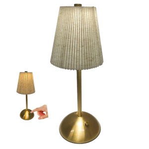 Lumianaria de Mesa Abajur 3 Tons Led Controle de Intensidade Bateria Recarregavel Usb Quarto Cabecei