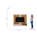 Ver imagem 4 de Painel para TV até 65 Polegadas MDF 160CMX136CM Friburgo Marrom