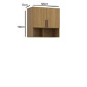 Ver imagem 4 de Armário Aéreo Modulado 2 Portas 100cm 100% MDF Trend Altezza