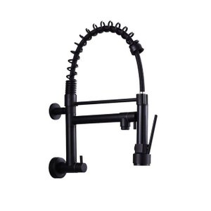 Torneira Gourmet Vip Monocomando de Parede Preto Black