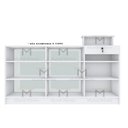 Ver imagem 5 de BALCÃO CAIXA LADO DIREITO M229.2021.B (LOJA, COMÉRCIO) MUNDI MOVEIS