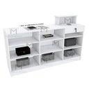 Ver imagem 3 de BALCÃO CAIXA LADO DIREITO M229.2021.B (LOJA, COMÉRCIO) MUNDI MOVEIS