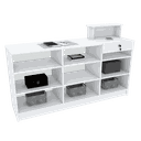 Ver imagem 1 de BALCÃO CAIXA LADO DIREITO M229.2021.B (LOJA, COMÉRCIO) MUNDI MOVEIS