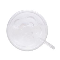 Conjunto 2 Xícaras 250ml Parede Dupla Borossilicato Flor - 3