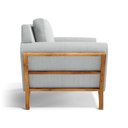 Ver imagem 7 de Poltrona Sabrina de Madeira Maciça com Almofada Linho Cinza 407