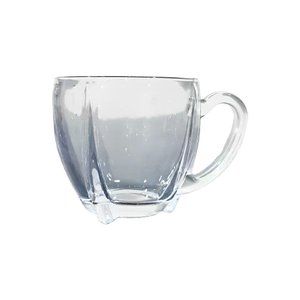 Kit 12 Xícaras de Café Vidro Love em Casa Tem 195ml
