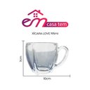 Ver imagem 3 de Kit 12 Xícaras de Café Vidro Love em Casa Tem 195ml