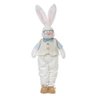 Boneco Coelha de Páscoa em Pé Azul e Branco 68cm - 1
